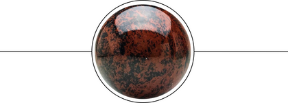 Mahogany obsidian ring, bracelet and crystal jewelry set for protection, grounding, and transformation