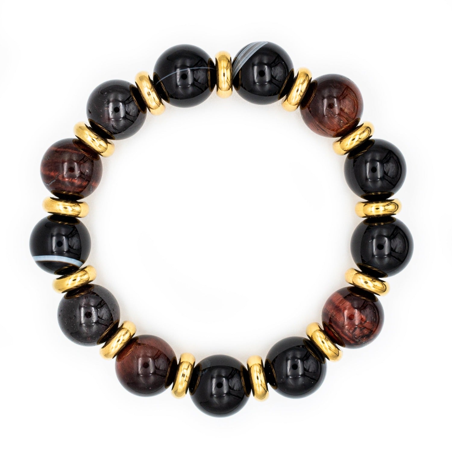 Gift packaging of ålfabeads' women's natural stone bracelet. Gift packaging of ålfabeads' women's natural stone bracelet.