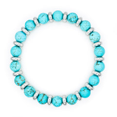 Men's Turquoise Ambition Bracelet with Silver Steel