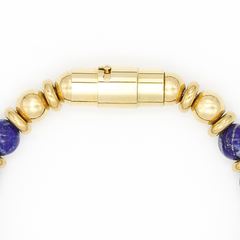 Lapis lazuli bracelet for clarity, luck, and personal power
