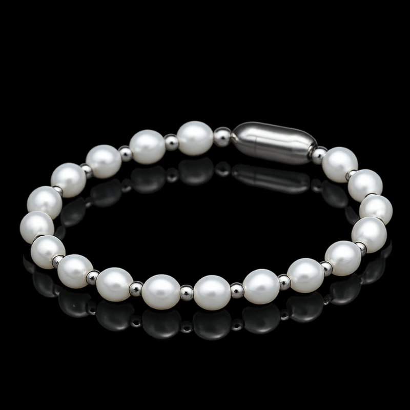 Women’s Pearl Bracelet for Emotional Balance & Feminine Wisdom