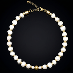 Women's Irregular Pearl Choker – Feminine Energy & Inner Wisdom in Gold
