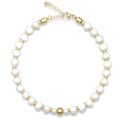 Women's Irregular Pearl Choker – Feminine Energy & Inner Wisdom in Gold