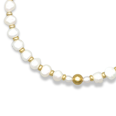Women's Irregular Pearl Choker – Feminine Energy & Inner Wisdom in Gold